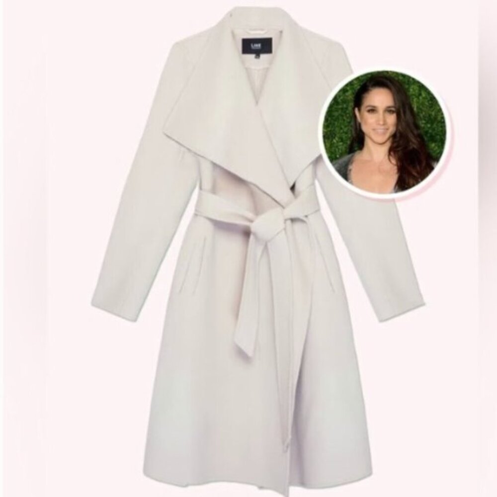 Line the Label Mara 'Meghan Markle' Coat in Blush S - Picture 3 of 13